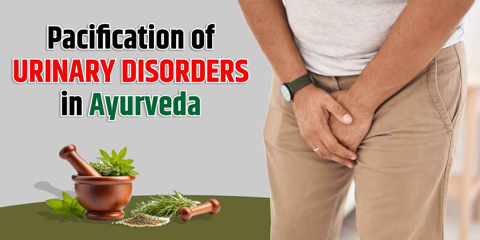 Pacification of Urinary Disorders in Ayurveda